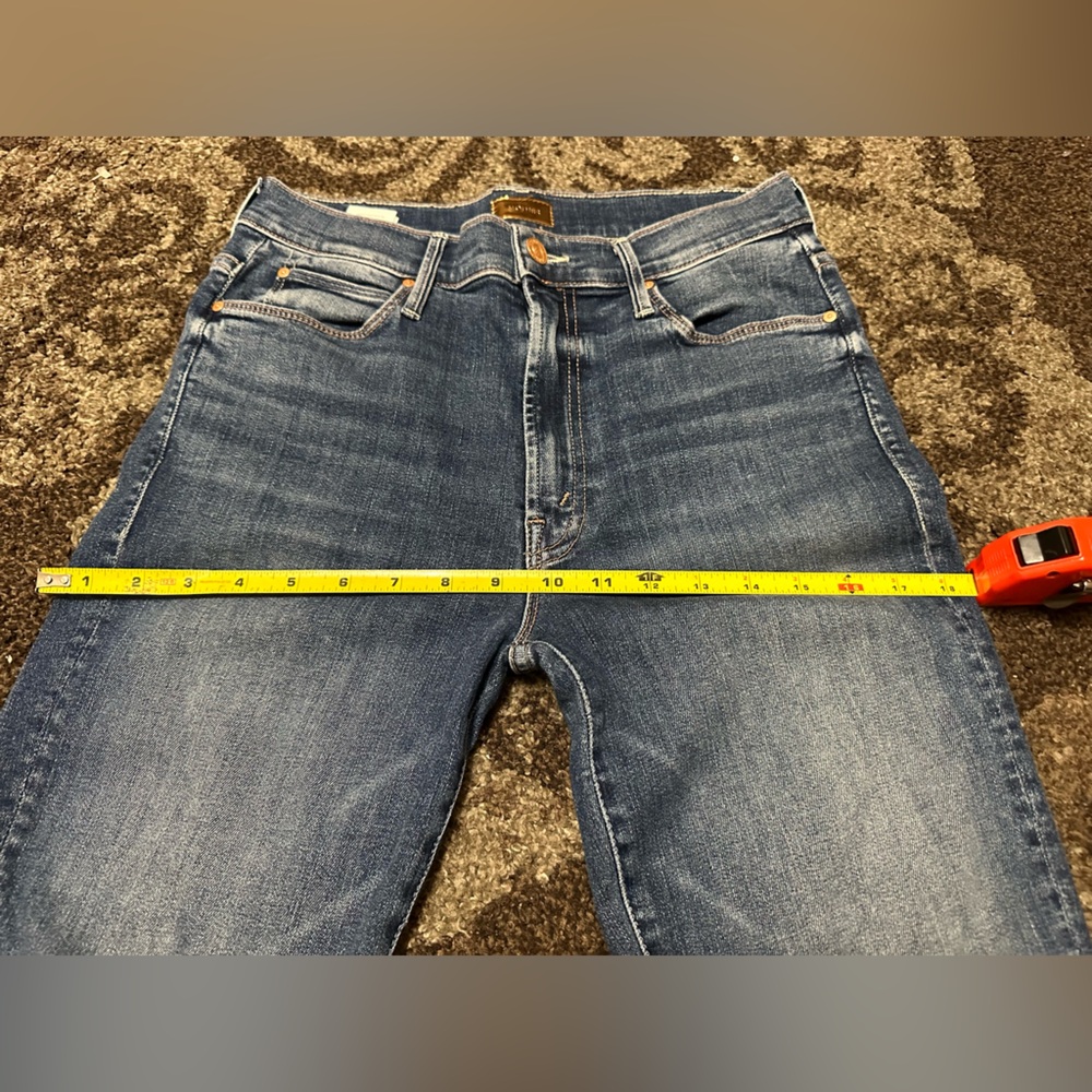 MOTHER ankle Women Blue Jeans - Picture 5 of 15